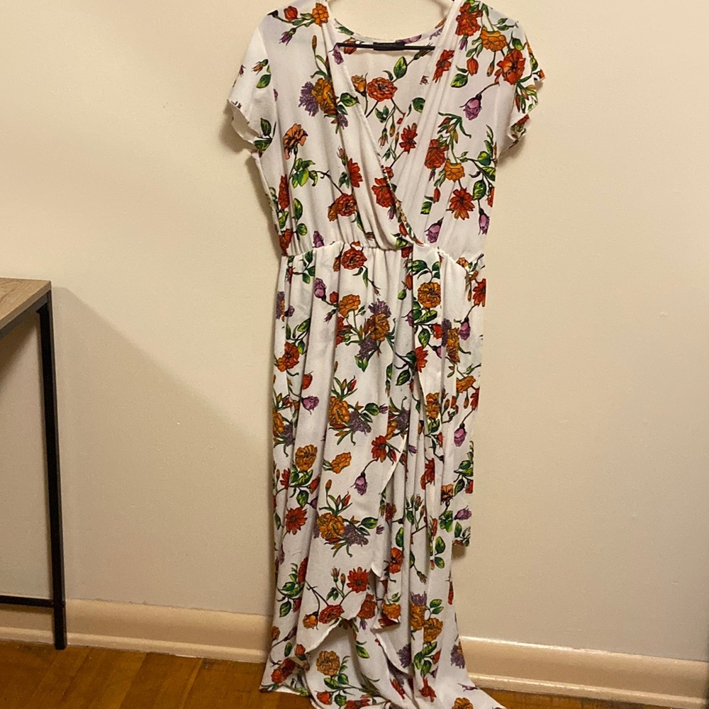 Colorful floral dress